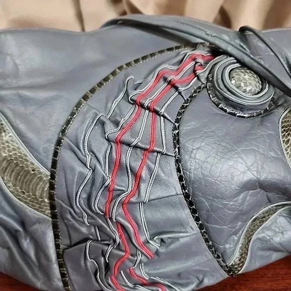 AMANO Vintage 70s -80sLeather Gourgeous  shoulder bag - Picture 9 of 14